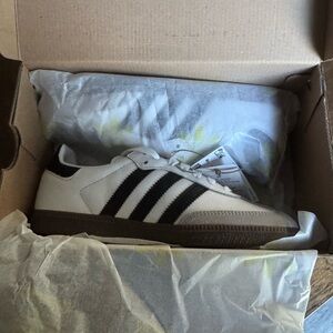 Adidas Samba OG White and Black Shoes
